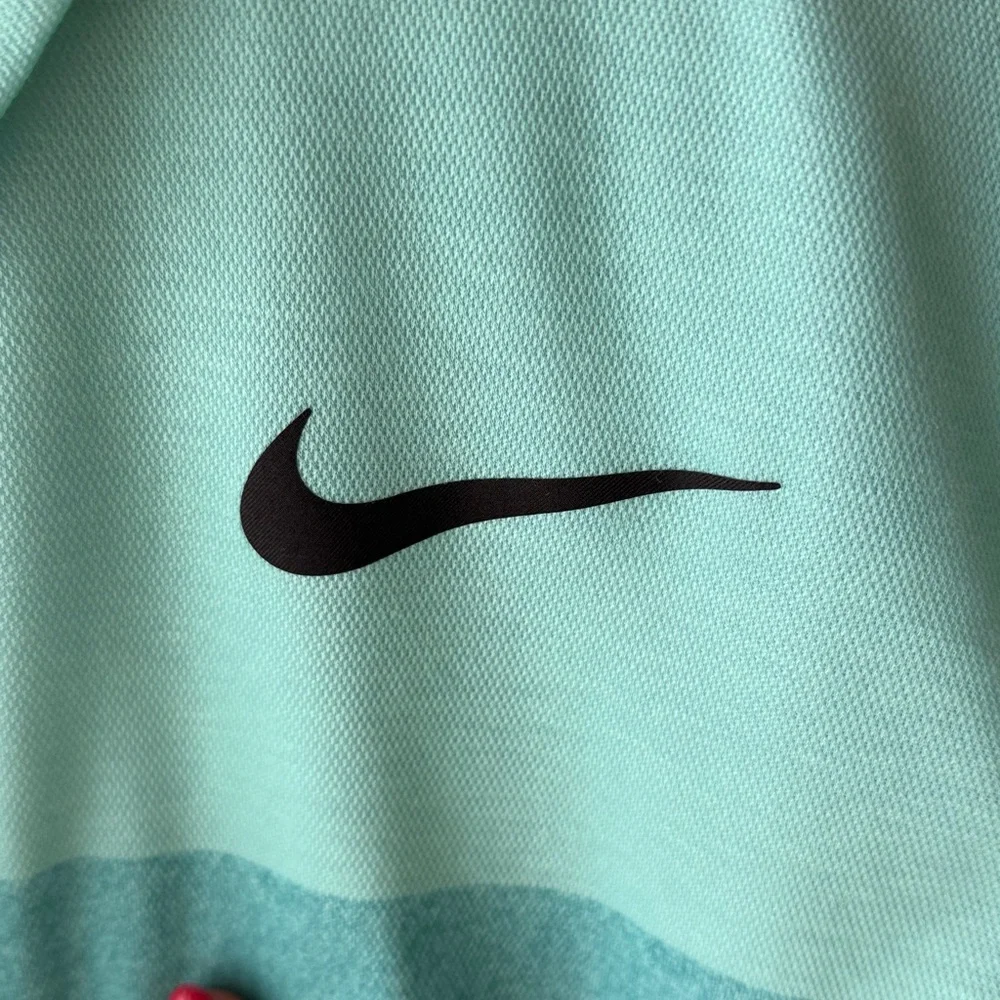 Nike Golf Dri-fit‎ Performance Teal Polo